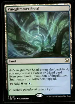 1x Vineglimmer Snarl - Commander: March of the Machine - NM - MTG - Image 1