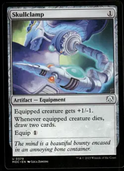 1x Skullclamp - Commander: March of the Machine - NM - MTG - Image 1