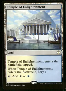 1x Temple of Enlightenment - Commander: March of the Machine - NM - MTG - Image 1
