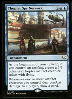 1x Thopter Spy Network - Commander: March of the Machine - NM - MTG - Image 1