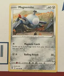 Magnemite 105/189 Common Astral Radiance Pokemon TCG - Image 1
