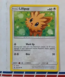 103/149 Lillipup - Sun and Moon - Common Pokemon TCG Card - Image 1