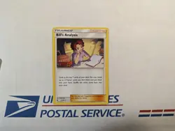 Bill's Analysis 51/68 - Hidden Fates - Rare - Pokemon Card TCG - LP - Image 1