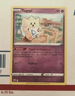 Togepi 055/189 Common Astral Radiance Pokemon Card - Image 1