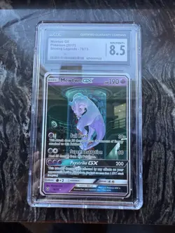 Pokemon Mewtwo GX 78/73 Shining Legends Secret Rare Alternative Art CGC 8.5 - Image 1