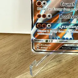 Lycanroc GX 136/147 - Full Art Burning Shadows Pokemon Sun Moon Ultra Rare - NM - Image 4