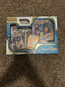 Pokemon TCG Lost Origins Fusion Strike Lucario VSTAR Special Collection Box NEW - Image 1