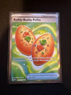 Buddy-Buddy Poffin 167/132 Ultra Rare Full Art Holo - Pokemon Mega Evolutions - Image 1
