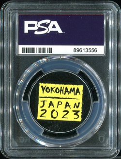 Ramen Pikachu PSA 10 Metal Pokemon Coin 2023 Yokohama Worlds Promo WCS - Image 2