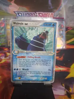 Damaged Walrein-EX - 99/108 - Rare Holo EX Pokemon Power Keepers - Image 1
