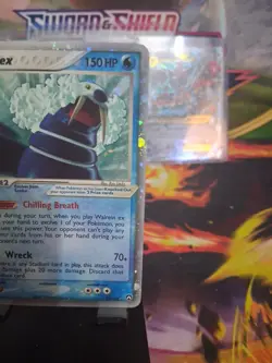 Damaged Walrein-EX - 99/108 - Rare Holo EX Pokemon Power Keepers - Image 2