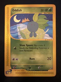 Oddish 097/147 Aquapolis Pokemon Near Mint S253 - Image 1