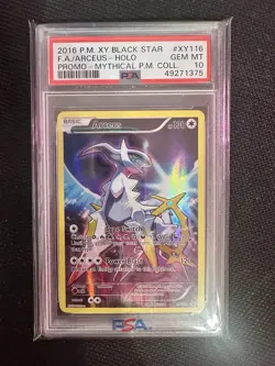 Arceus xy116 pokemon promo PSA 10 - Image 1