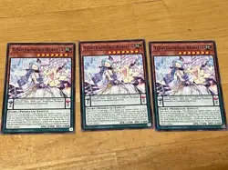 Yugioh Asian English CR09-AE066 TiSolfachord Beautia x3 playset Common NM - Image 1