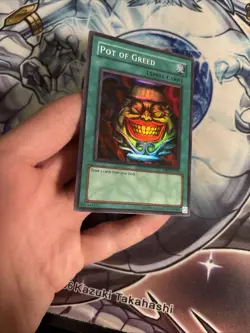 (22) Yugioh Pot Of Greed Super Rare DB1-EN134 LP/MP - Image 4