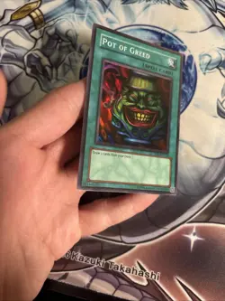 (22) Yugioh Pot Of Greed Super Rare DB1-EN134 LP/MP - Image 5