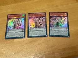 Yugioh Asian English CR09-AE067 DoSolfachord Coolia x3 playset Super rare NM - Image 1