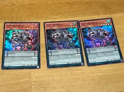 Yugioh Asian English CR09-AE006 D/D Orthros x3 playset Super rare NM - Image 1