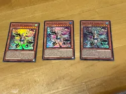 Yugioh Asian English CR09-AE092 Noh-P.U.N.K. Rising Scale x3 playset Super rare - Image 1