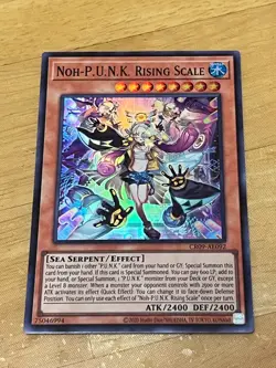 Yugioh Asian English CR09-AE092 Noh-P.U.N.K. Rising Scale x3 playset Super rare - Image 2