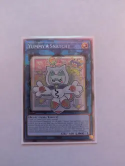 Yugioh Yummy Snatchy JUSH-EN022 1st Edition Collector's Rare Near Mint - Image 1