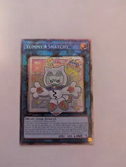 Yugioh Yummy Snatchy JUSH-EN022 1st Edition Collector's Rare Near Mint - Image 3
