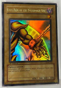Yugioh LOB-123 Left Arm of the Forbidden One 1st Ed. PSA 9 Mint - Image 2