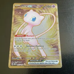 Pokemon TCG Mew EX Metal Gold NM 205/165 Scarlet & Violet 151 Promo Card - Image 1
