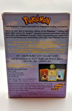 Pokemon Cards - Water Blast Theme Deck - Opened Complete - Jungle Set Vaporeon - Image 4