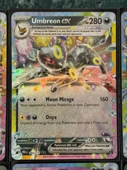 POKEMON PRISMATIC EVOLUTIONS POKE BALL SEALED STAMPED PROMO UMBREON EX CARD LOT - Image 4