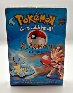 Pokemon Cards - Blackout Theme Deck - Opened Complete - Base Set - Hitmonchan - Image 2