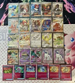 English Pokemon Full Art EX & Ace Spec Card Lot (26) Lana Umbreon EX - Near Mint - Image 1