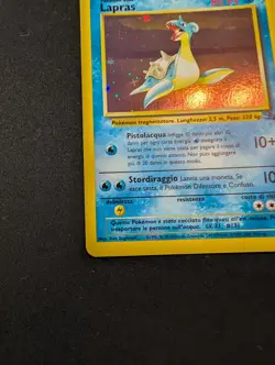 Pokemon TCG Lapras Fossil Holo Unlimited Rare Card 10/62 Italian NM Near Mint - Image 4