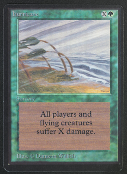 Hurricane Beta MTG Card Magic: the Gathering 1993 - Image 1