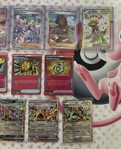 English Pokemon Illustration Rare Full Art & EX Card Lot (12) Surging Sparks - Image 3