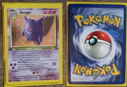 1st Edition Fossil Gengar 5/62 ~ Holo Rare ~ Pokemon Card ~ LP !! - Image 2