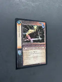 *FOIL* GOBLIN SCIMITAR (1C180) LORD OF THE RINGS TRADING CARD GAME - Image 2