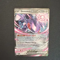 Pokemon Sv: Black Bolt Genesect EX Double Rare Holo Card 067/086 English NM - Image 1