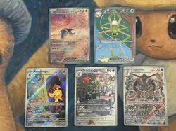 Pokemon Scarlet & Violet Lot Of 5 Cards NM-Mint - Image 1