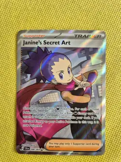 Pokemon TCG Janine's Secret Art Trainer Shrouded Fable Full Art Card 088/064 - Image 3