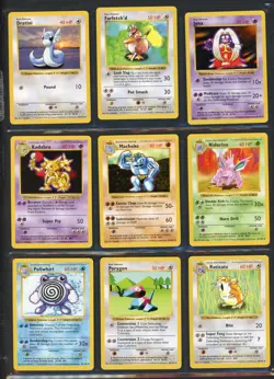 Pokemon Cards - Part Complete Shadowless Base Set 102 - 63 Cards - Image 3