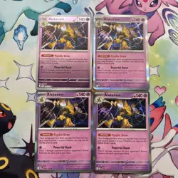 Pokemon TCG 4x 056/132 Holo Mega Evolution NM Card Playset MEG EN X4 - Image 1