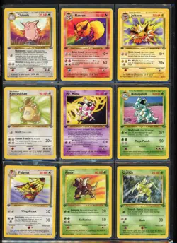Pokemon Cards - Part Complete 1st Edition Non Holo Jungle Set - 47 Cards - Image 1