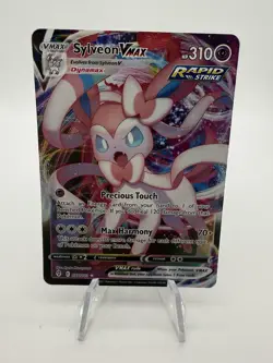 Pokemon Cards Sylveon VMAX 075/203 Ultra Rare Evolving Skies - (NM) - Image 1