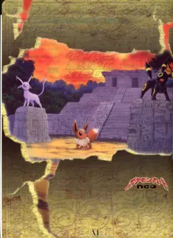 Pokemon Cards - Neo Premium File Part 2 Folder - 9 Cards - Opened - Image 4