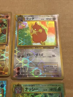 8 Japanese Pokemon Vending Sticker Card Prism Holo - Southern Islands - Gym Chal - Image 4