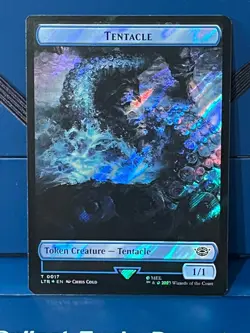 MTG LTR Tentacle // Food (0023) Double-Sided Token (Surge Foil) - Image 1
