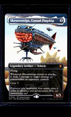 Magic The Gathering SPG Special Guests Borderless Skysovereign Consul Flagship - Image 1