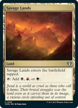 Savage Lands [Commander Masters] Magic MTG - Image 1