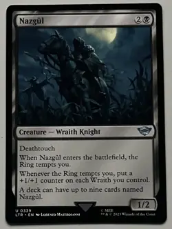 MTG LoTR: Tales of Middle-earth Nazgul Creature UNCOMMON REGULAR #0339 - Image 1